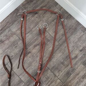 Used Brown Horse Breastcollar with Martingale